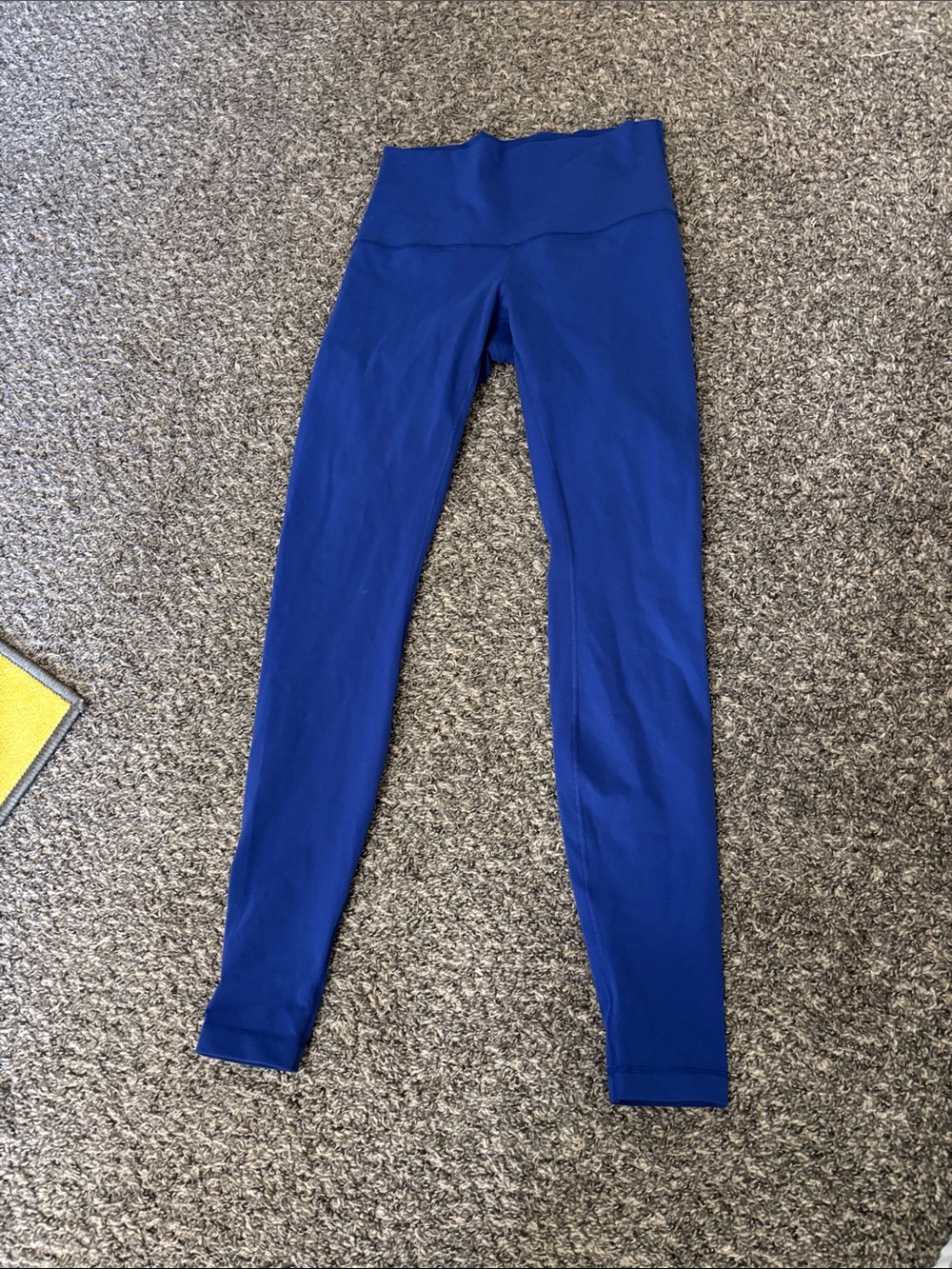 Lululemon leggings cobalt blue 8 athletic athleisure gym sports yoga casual walk